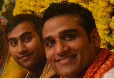 Saad Farooq (left) with younger brother Ummad Farooq (right)